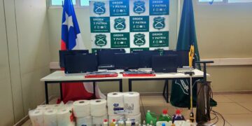 Carabineros recuperó especies robadas desde escuela rural El Torreón en San Carlos.