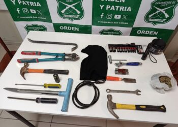 Individuo intentó robar en local de repuestos pero….. en San Carlos.