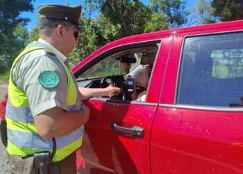 Fin de semana largo: Carabineros detuvo a 15 conductores con consumo de alcohol o drogas y cursó 102 infracciones por exceso de velocidad en Ñuble.