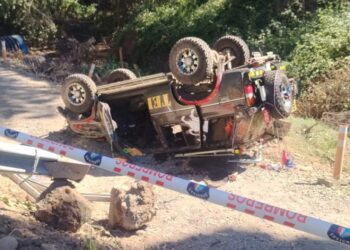 Fiscalía investiga accidente vehicular que deja a un conductor fallecido en San Ignacio.