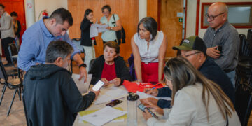 En Portezuelo: Inician reuniones de coordinación con familias damnificadas para la reconstrucción de viviendas definitivas.
