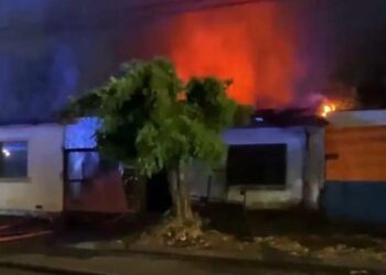 Adulto mayor Fallece en un incendio esta madrugada en Chillán.