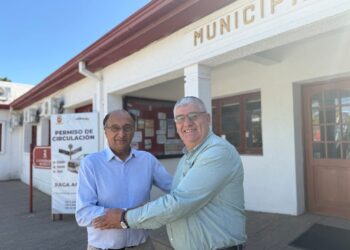 Diputado electo por Ñuble visitó al alcalde de Ninhue Luis Molina.