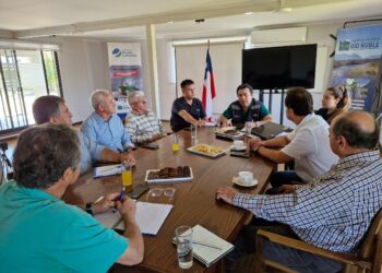 Regantes del Ñuble se reúnen con dirigentes de San Fabián para trabajar en torno a futuro canal y el Embalse Nueva La Punilla.