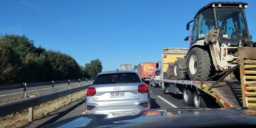 Fatal accidente de tránsito en la Ruta 5 Sur deja un fallecido en Chillán.