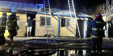 VORAZ INCENDIO DEJA UNA PERSONA FALLECIDA EN CHILLÁN