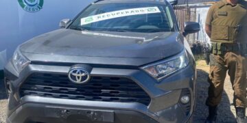 En Chillán recuperan vehículo robado en la R.M.
