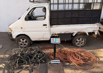 Venezolanos roban una camioneta y cable de tendido eléctrico.