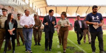 DELEGACIÓN PRESIDENCIAL Y AUTORIDADES SUPERVISAN MEDIDAS DE SEGURIDAD PARA PARTIDO ENTRE ÑUBLENSE Y UNIVERSIDAD CATÓLICA.