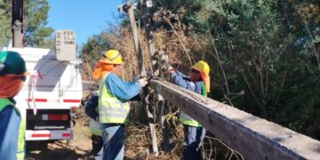 Robos de conductor eléctrico en San Carlos dejaron 41 clientes afectados y cerca de un kilómetro de red sustraída.