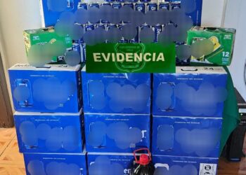 Hay un decomiso en local de ventas de alcohol clandestino en Ñuble