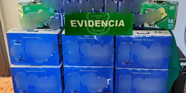 Hay un decomiso en local de ventas de alcohol clandestino en Ñuble