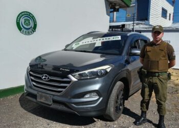 Recuperan en Chillán Viejo auto robado bajo la modalidad de gemelo.