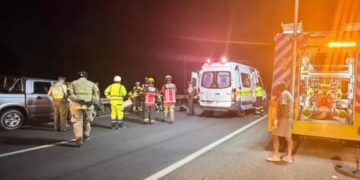 🔴 MUJER SUFRE ATROPELLO EN LA RUTA 5 SUR A LA ALTURA DEL SECTOR LAS BRISAS.