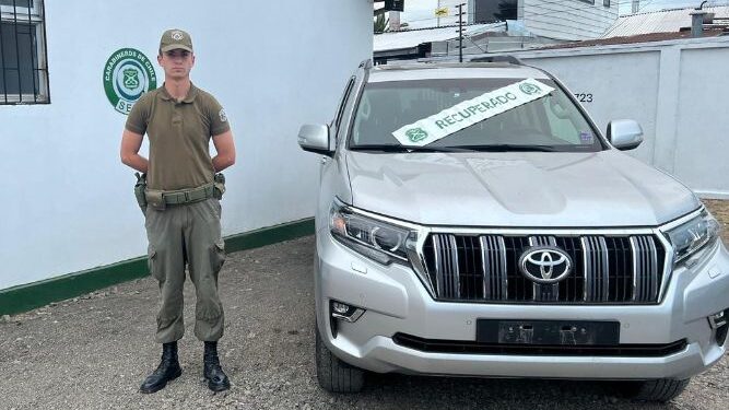 Roban vehículo cuyo valor es de 45 millones y es encontrado en Chillán.