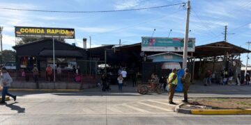 Fiscalización alrededor del Persa Monterrico se realizó este fin de semana.