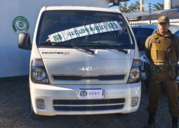 En Chillán recuperan vehículo robado en la RM.