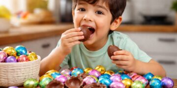 Huevitos de Pascua bajo la lupa: cuánto comer es demasiado para los niños.