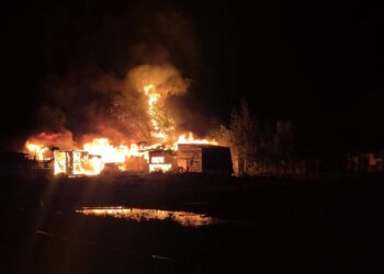 Esta noche Incendio destruye vivienda en sector El Progreso de Bulnes y deja damnificados