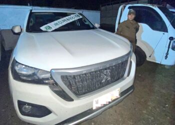 Vehículo robado en el Bío Bío es recuperado en Chillán.
