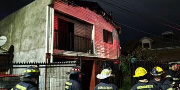 Incendio esta madrugada de Lunes en San Carlos deja una vivienda inhabitable