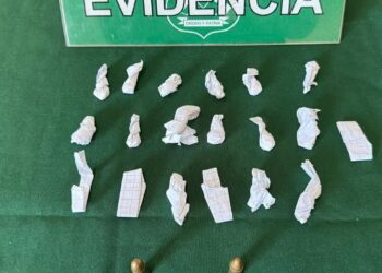 SAN FABIÁN: DETIENEN A SUJETO CON DROGA, MUNICIONES Y DINERO EN CONTROL VEHICULAR