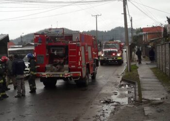 3 viviendas destruidas y 7 personas heridas tras incendio ocurrido en Coelemu.