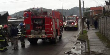 3 viviendas destruidas y 7 personas heridas tras incendio ocurrido en Coelemu.
