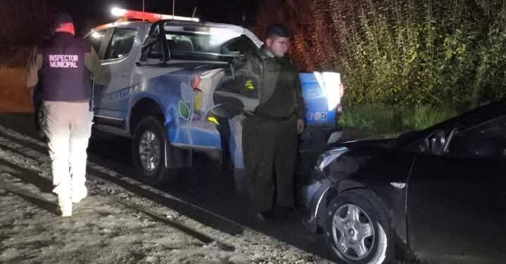 Conductor de vehículo tipo taxicolectivo es sorprendido con una pistola y dos armas blancas.