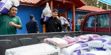 Importante donación a los agricultores de Ninhue entregó Copelec.