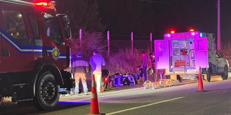 Ciclista resulta gravemente herido luego de ser atropellado en Ñuble.