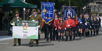 Estudiantes de Quirihue representaron a Ñuble en ceremonia nacional de juramento de Brigadistas Escolares Integrales en la Escuela de Formación de Carabineros.