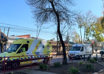 Hospital regional de Ñuble realiza el primer ensayo del traslado de pacientes a su nuevo edificio.