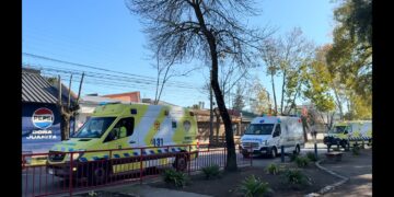 Hospital regional de Ñuble realiza el primer ensayo del traslado de pacientes a su nuevo edificio.