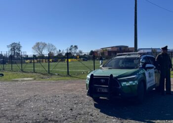 HOY en Chillán ⚽️  Fiscalizan diversas canchas de ANFA controlando la venta clandestina de alcohol y alimentos.