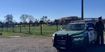 HOY en Chillán ⚽️  Fiscalizan diversas canchas de ANFA controlando la venta clandestina de alcohol y alimentos.