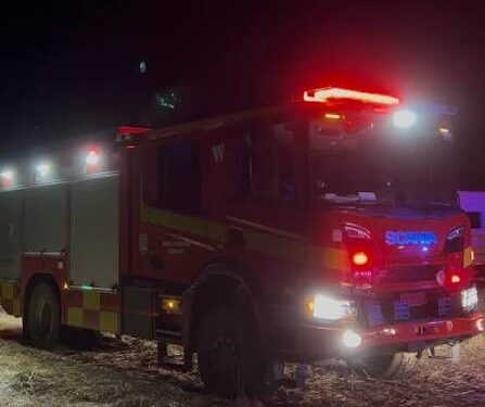 PRINCIPIO DE INCENDIO AFECTÓ GALPÓN DE PROPIEDAD DEL ALCALDE DE COIHUECO