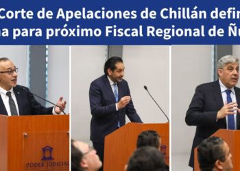 I. Corte de Apelaciones de Chillán define terna para próximo Fiscal Regional de Ñuble.