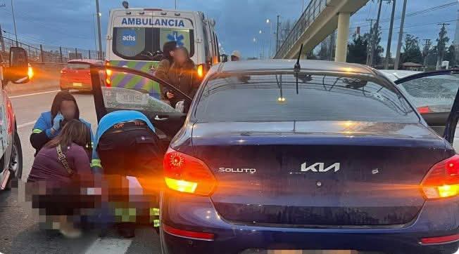 Conductor es asesinado en ruta a Coronel en la región del Biobío.