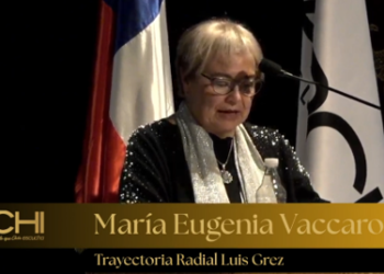 La Gerente de Radio Ñuble,  María Eugenia Vaccaro recibe importante reconocimiento a nivel nacional.
