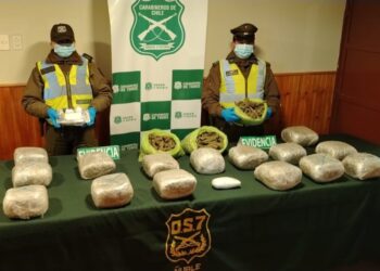 Ñuble: Carabineros de OS7 incautó más de 211 millones en drogas en las últimas horas