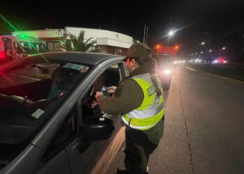 Ñuble: 3 conductores detenidos en operativo “Tolerancia Cero” en Pemuco y San Nicolás.