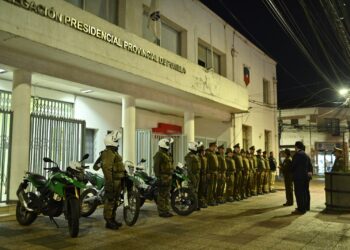 Copamiento policial refuerza la seguridad en San Carlos.