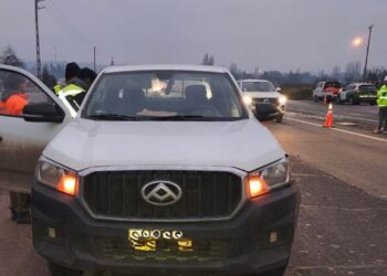 Accidente de tránsito en Ruta del Itata dejó tres personas lesionadas en paso Quinchamalí.