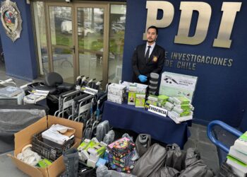 PDI RECUPERA ESPECIES ROBADAS DESDE CÉNTRICO LOCAL COMERCIAL EN CHILLÁN