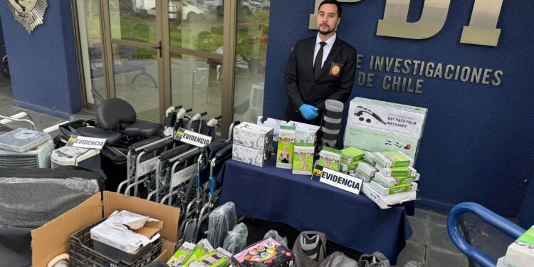 PDI RECUPERA ESPECIES ROBADAS DESDE CÉNTRICO LOCAL COMERCIAL EN CHILLÁN