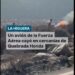 URGENTE ✈️ Avión de la FACh capota y se incendia en comuna de La Higuera, en la cuarta región.