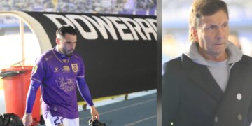 Fernando Díaz y el enojo de Nelson Sepúlveda al realizar el cambio.
