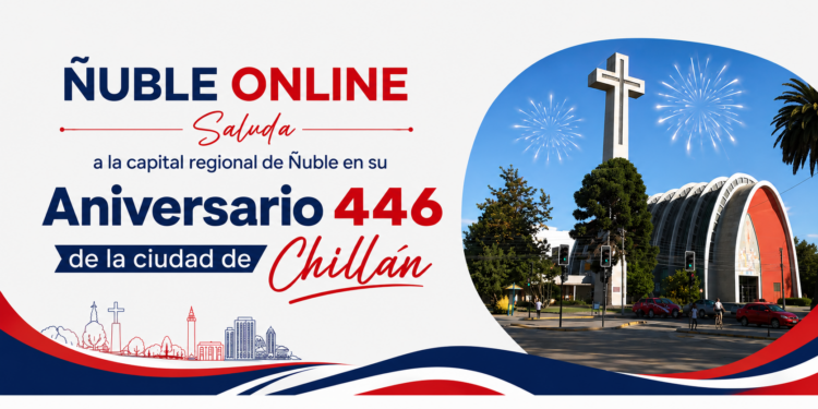 CHILLÁN  tierra de héroes y artistas hoy está de cumpleaños… 446 años de aniversario.