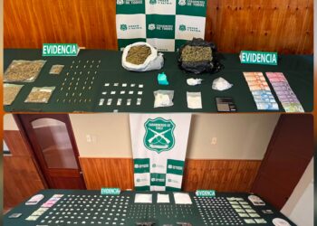 Chillán y Chillán Viejo: desarticulan dos bandas delictuales dedicadas al tráfico de drogas.